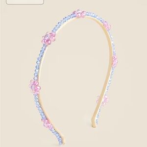J. Crew Pastel Beaded Floral Headband